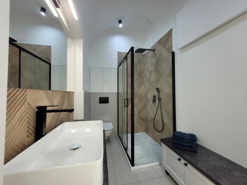 Ванна кімната в Apartament Sztolnia