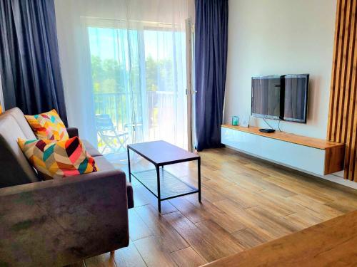 Posezení v ubytování Apartament Dziwnów