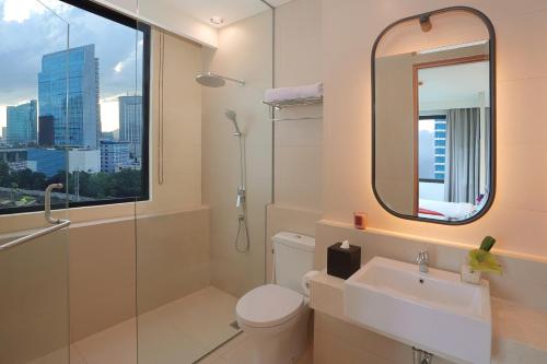 Koupelna v ubytování Citadines Gatot Subroto Jakarta