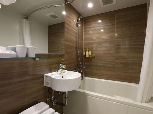 Koupelna v ubytování ホテル B Suites なんば黒門