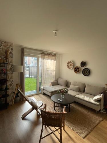 Posezení v ubytování Appartement de charme Poissy