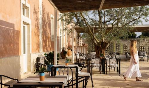 Balkoni atau teres di Masseria Bandino & Spa