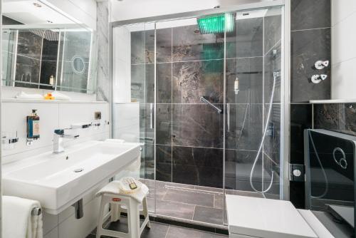 Un baño de Hotel Krone Igelsberg
