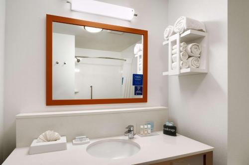 Bilik mandi di Hampton Inn & Suites Spanish Fork, Ut