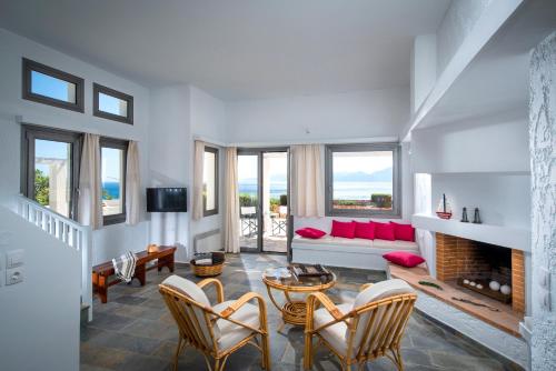 Almyra Seaside Villa with Private Pool - Sleeps 9