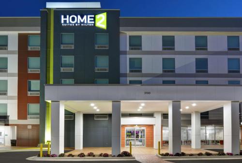 a rendering of a hotel front of a building at Home2 Suites By Hilton Bentonville Rogers in Bentonville