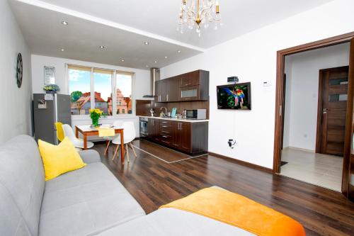 Η κουζίνα ή μικρή κουζίνα στο Apartament Przy Starówce - Stella