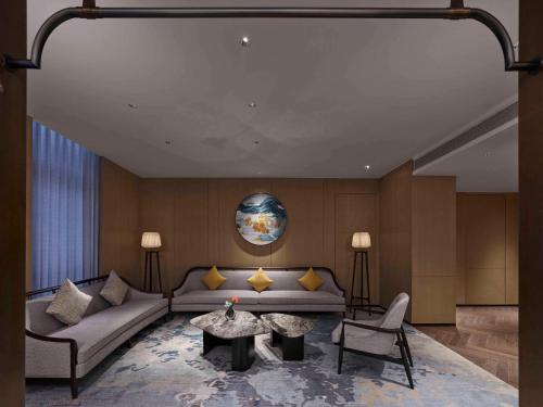 Zona de estar de Doubletree By Hilton Taizhou Shenxianju