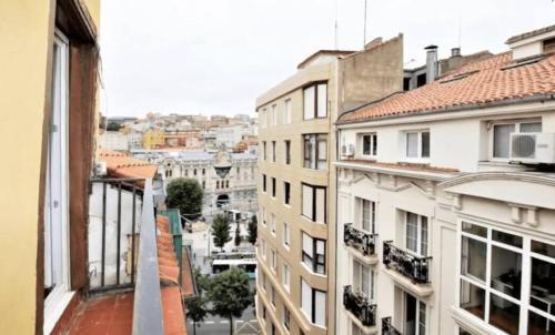 a view of a city from a building at Atico con encanto en el mismo centro de la ciudad in Santander