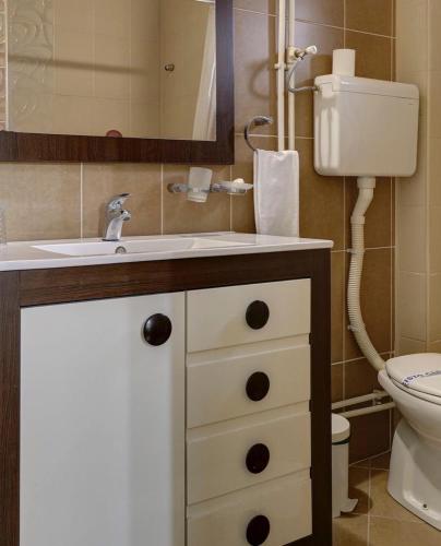 Ένα μπάνιο στο Apartmani PERLA Leskovac
