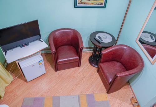 Χώρος καθιστικού στο Apartmani PERLA Leskovac