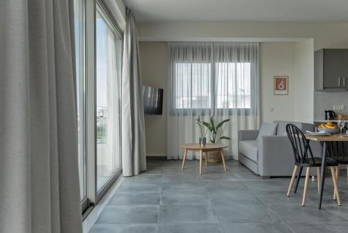 Η κουζίνα ή μικρή κουζίνα στο Oliva Verde Residences
