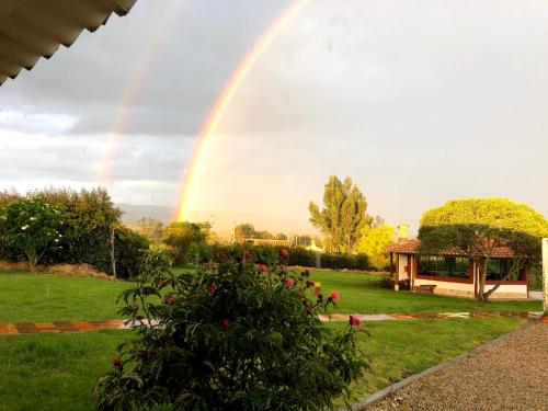 Zahrada ubytování Finca-Hotel Villa Mariana en Boyacá
