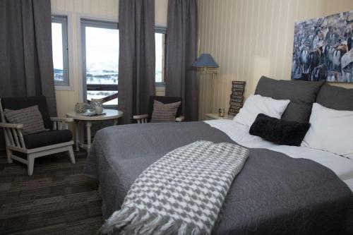 Un pat sau paturi într-o cameră la Spidsbergseter Resort Rondane