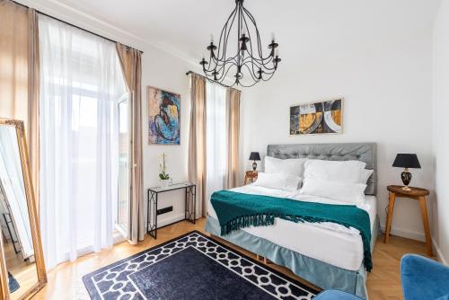 Luxury apartment with a balcony and a terrace