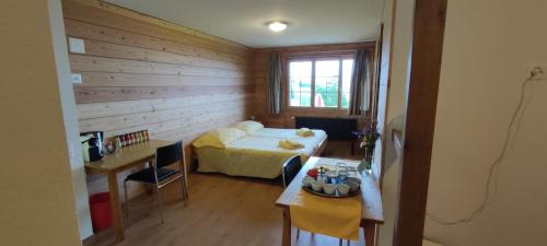 Postel nebo postele na pokoji v ubytování Hotel Sonnenberg