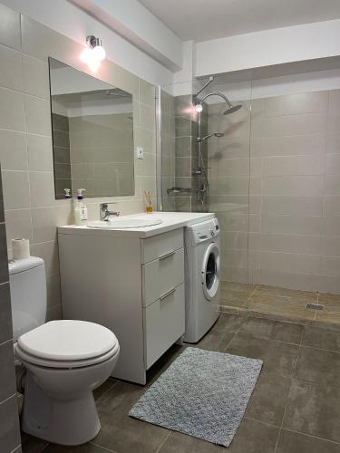 YamaLuxe Apartments - WestSide tesisinde bir banyo