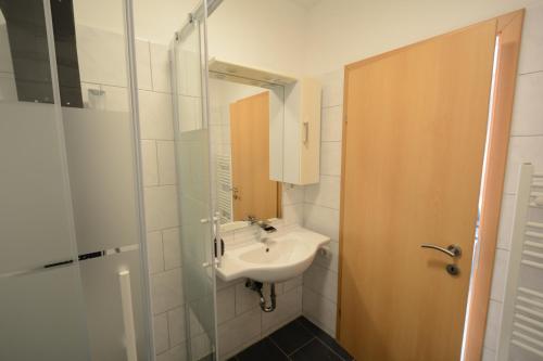 Salle de bains dans l'établissement Gästehaus COCO