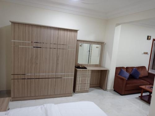 Ένα ή περισσότερα κρεβάτια σε δωμάτιο στο Rose Apartment