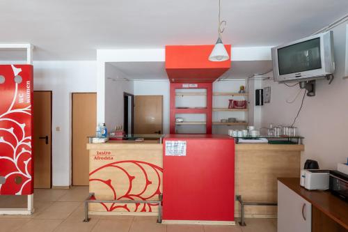 Una cocina o zona de cocina en Sea House Afrodita II
