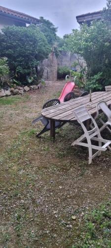 Κήπος έξω από το Le gite de la fontaine