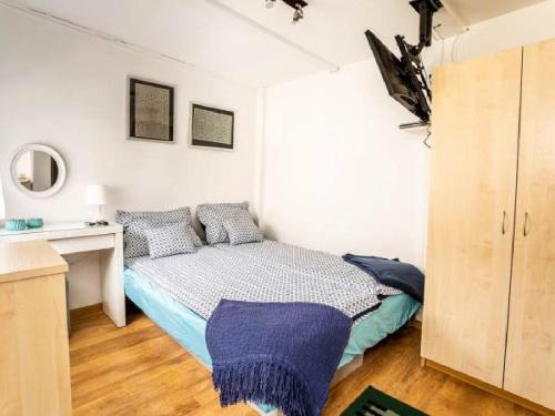 Cama o camas de una habitación en U Ewy! Pokoje gościnne z darmowym parkingiem! Duże ogrodzone podwórko! Centrum Ustki! Blisko Plaży!