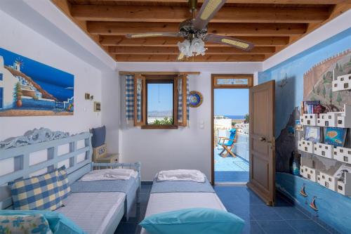 Posezení v ubytování Villa Kleovoulini in Lindos