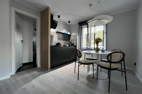 Kuchyň nebo kuchyňský kout v ubytování VISLA Apartments 2