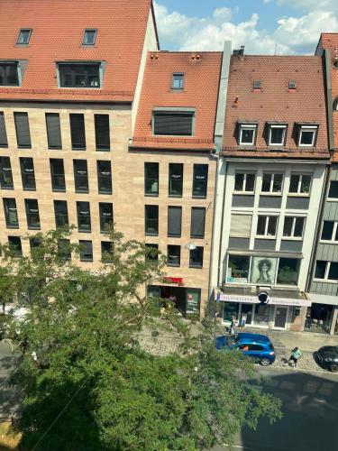 Budova, kde se aparthotel nachází