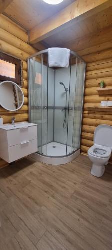 Koupelna v ubytování Park Resort Trzęsacz