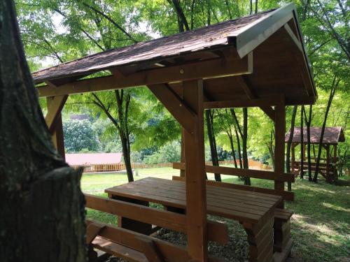 Zahrada ubytování Brvnare Duguljac Fruška Gora