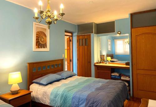 Llit o llits en una habitació de R° | 1BR apartment infront Chorrillos Sea