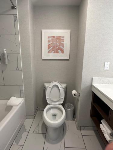 Ένα μπάνιο στο Hampton Inn Virginia Beach-Oceanfront South