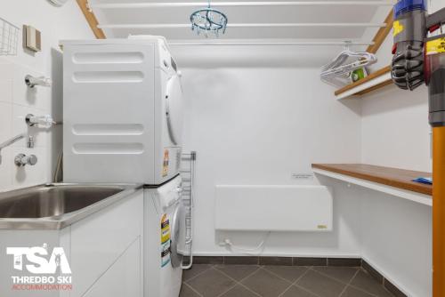 Kuchyň nebo kuchyňský kout v ubytování Chalet 26