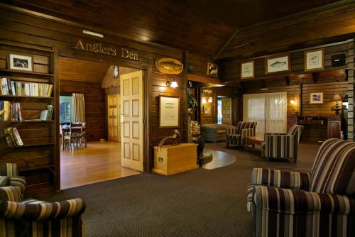 Tongariro Lodgeにあるシーティングエリア