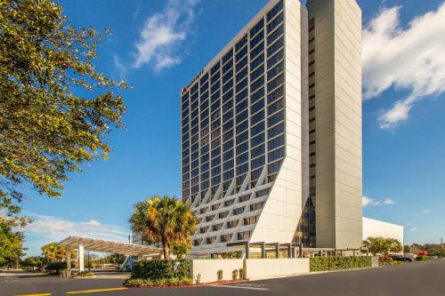 a rendering of the office building at Mobile Marriott in Mobile