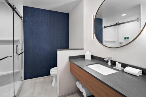 Vonios kambarys apgyvendinimo įstaigoje Fairfield Inn & Suites by Marriott Lake Geneva