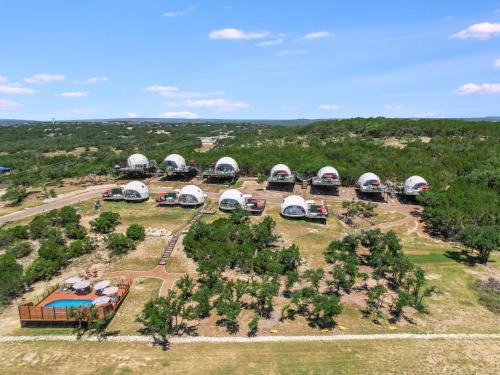 Příroda nedaleko luxury tent