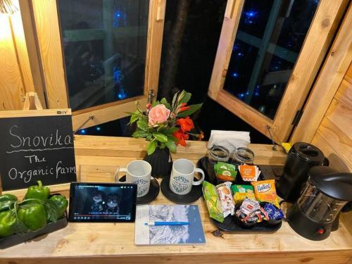 Jídlo v prázdninového domu nebo okolí