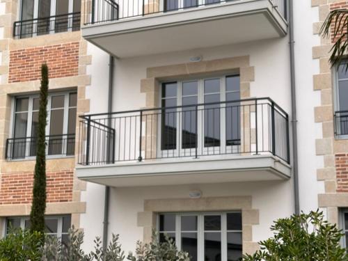 Balkón nebo terasa v ubytování Appartement Design X - Hyper Centre - Parking Privé - Quimper