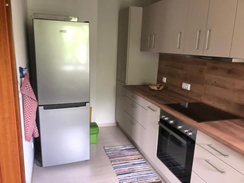 Kuchyň nebo kuchyňský kout v ubytování Haus Aigner