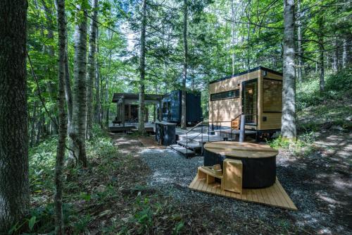 Zahrada ubytování Moving Inn Tokachi Kitanomori