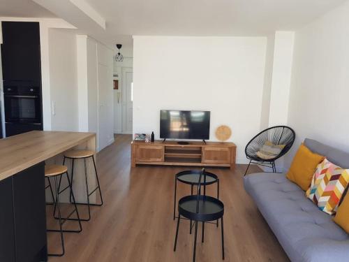 Appartement Arcachon Centre TV 또는 엔터테인먼트 센터