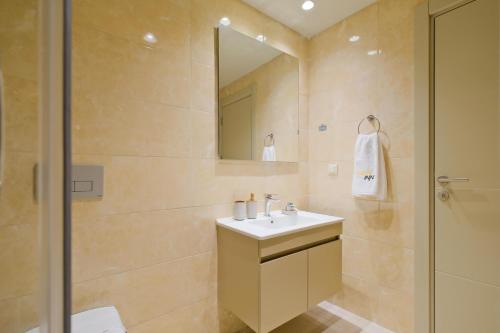 Koupelna v ubytování New Inn Hotel Cadde 54 Mall