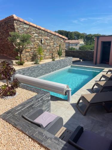 La Bergerie Furiani avec piscine privée Residence Digoune
