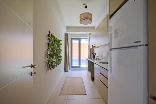 Kuchyň nebo kuchyňský kout v ubytování New Inn Hotel Cadde 54 Mall