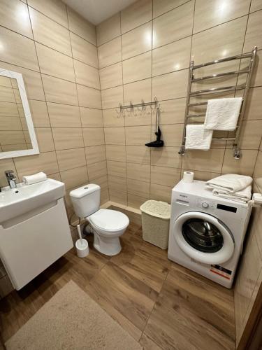 Bilik mandi di Apartment, Podillya