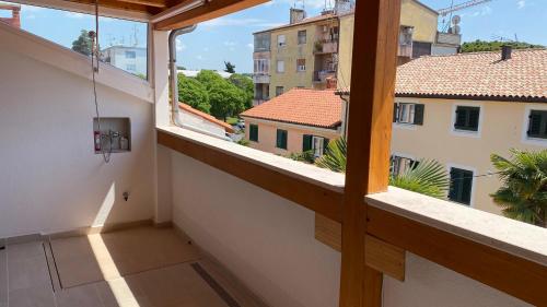 Balkón nebo terasa v ubytování PianoHouse Porec Center