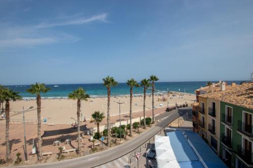 En generel havudsigt eller havudsigten taget fra lejligheden