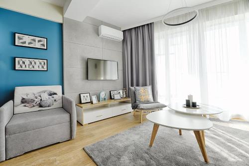 Posezení v ubytování Sea Breeze Apartment